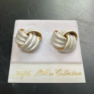 Earrings with 24 karat gold posts